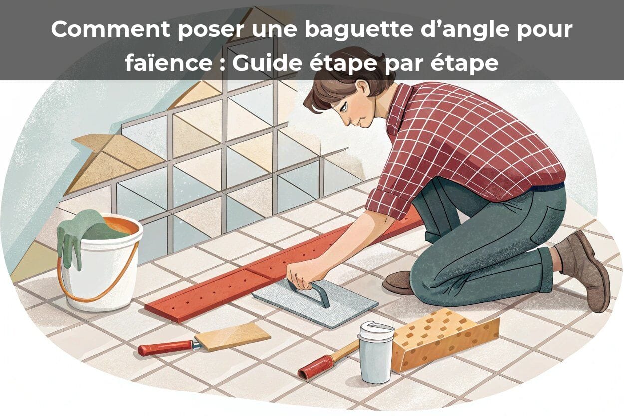 Comment poser une baguette d’angle pour faïence : Guide étape par étape