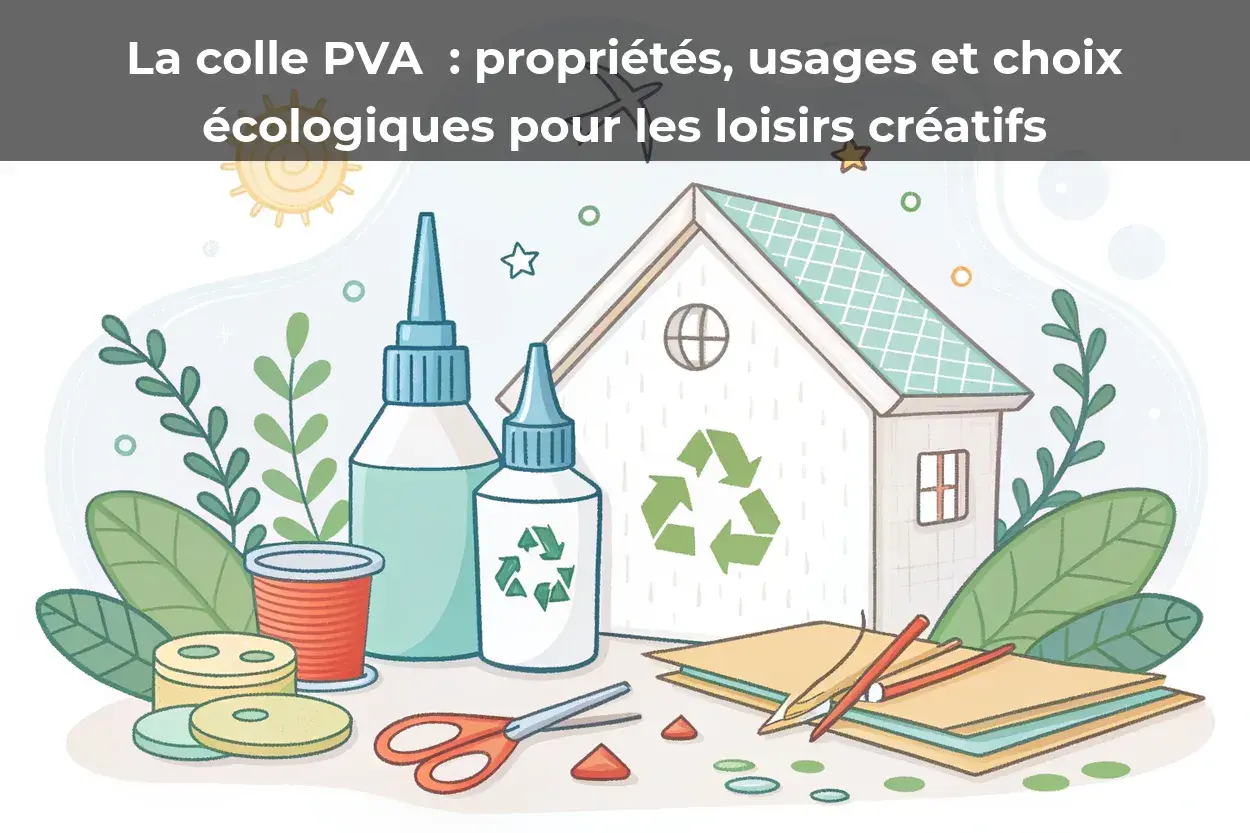 La colle PVA : propriétés, usages et choix écologiques pour les loisirs créatifs