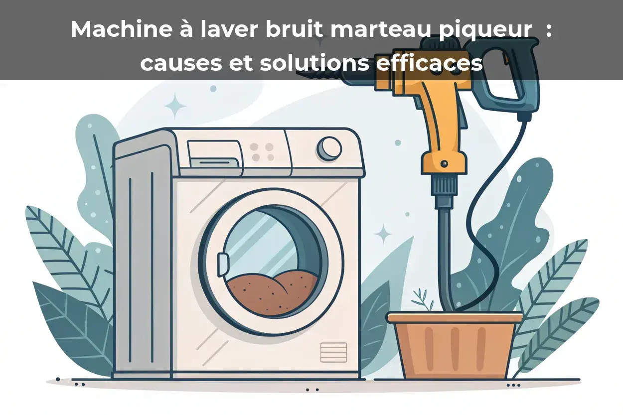 Machine à laver bruit marteau piqueur : causes et solutions efficaces