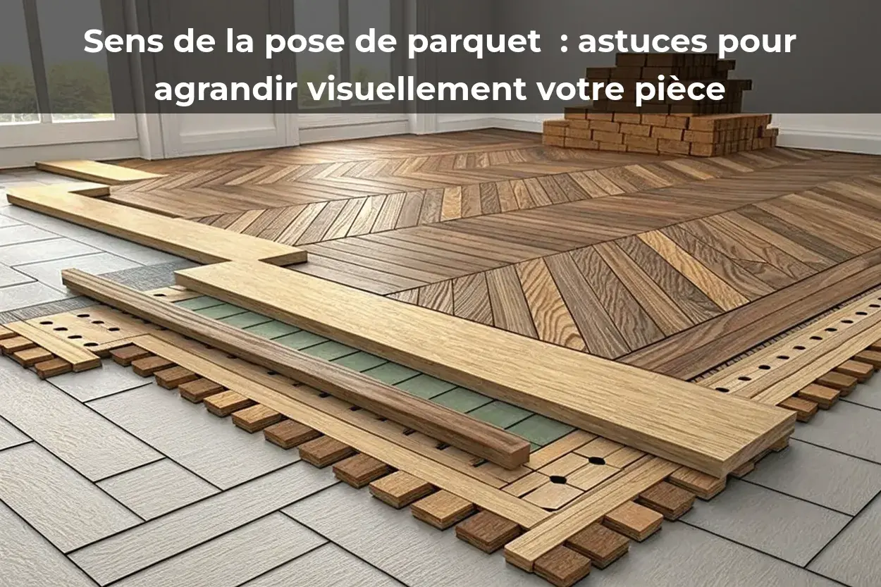 Sens de la pose de parquet : astuces pour agrandir visuellement votre pièce