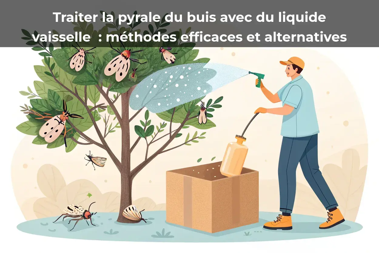 Traiter la pyrale du buis avec du liquide vaisselle : méthodes efficaces et alternatives