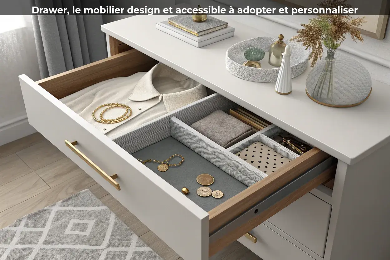 Drawer, le mobilier design et accessible à adopter et personnaliser