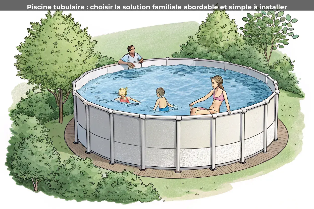 Piscine tubulaire : choisir la solution familiale abordable et simple à installer