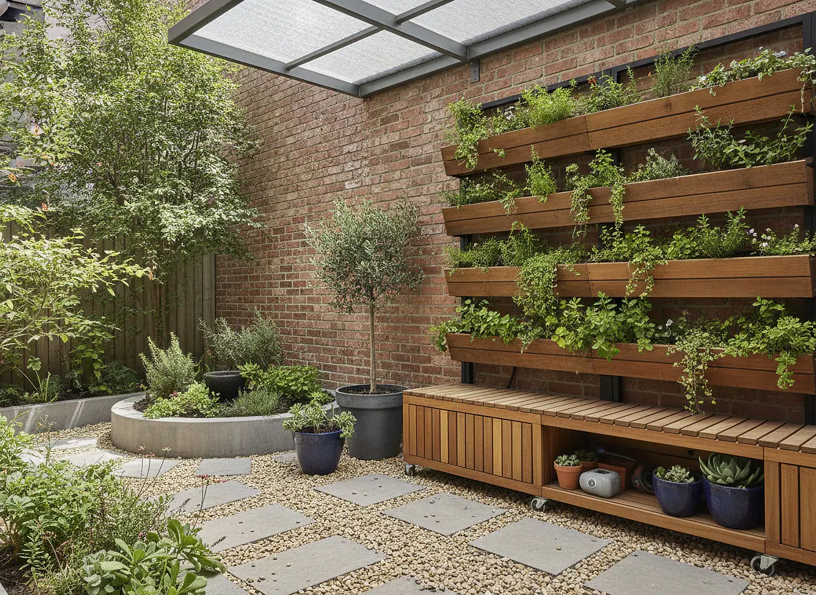 Idées pour aménager un petit jardin sans perdre d'espace